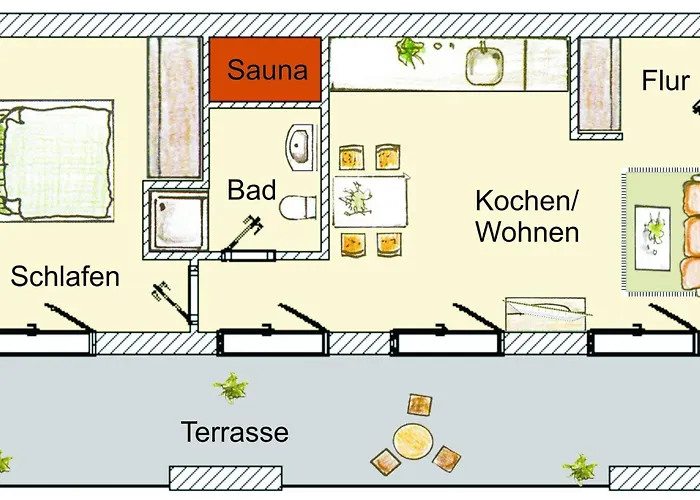 Brise Stadtvilla Blumenhof App 02 Apartment Heringsdorf (Usedom)